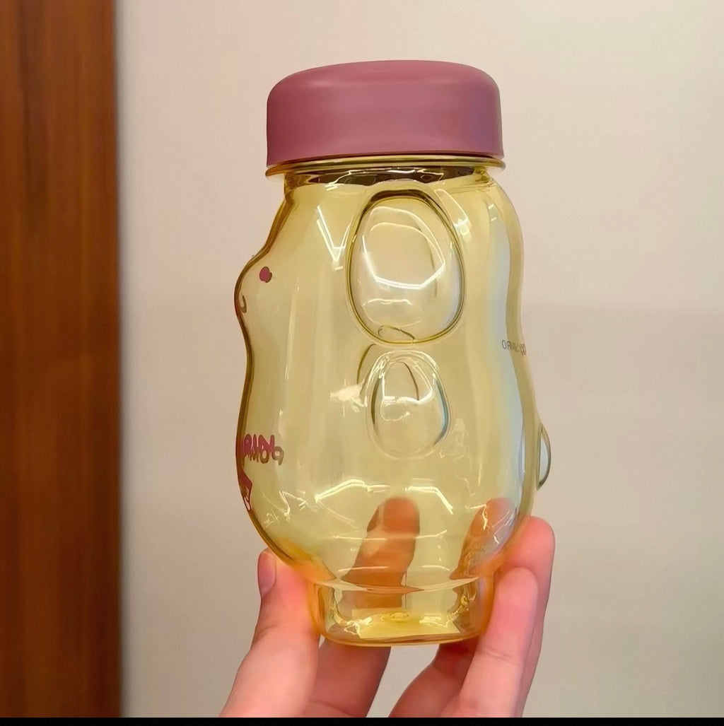 Pompompurin Cute Portable Tumbler | Kids & Girls Cold Drink Cup