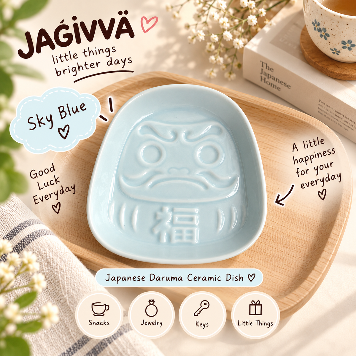 Japanese-inspired tableware / lucky home décor