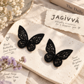 Midnight Butterfly Stud Earrings