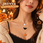 Spooky Trio Layered Necklace Set – 3 Pieces