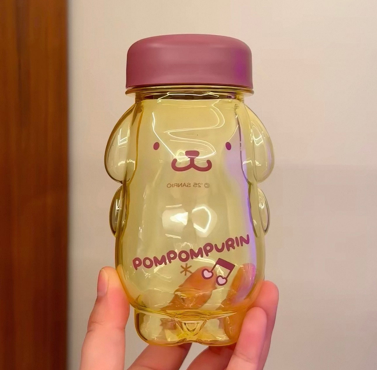 Pompompurin Cute Portable Tumbler | Kids & Girls Cold Drink Cup