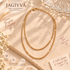 Shimmer Layered Chain Necklace