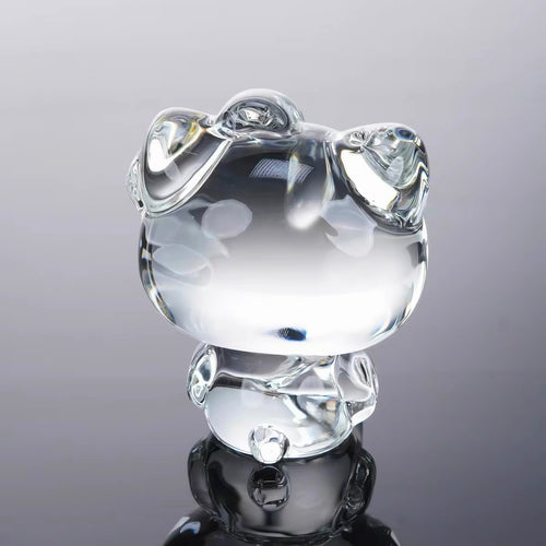 Hello Kitty High-Transparency Crystal Desk Ornament