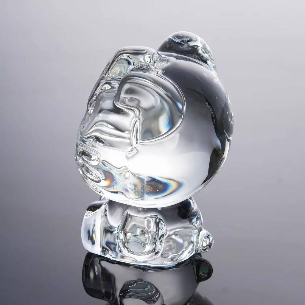 Hello Kitty High-Transparency Crystal Desk Ornament