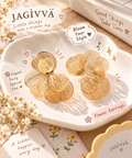Golden Bloom Statement Earrings