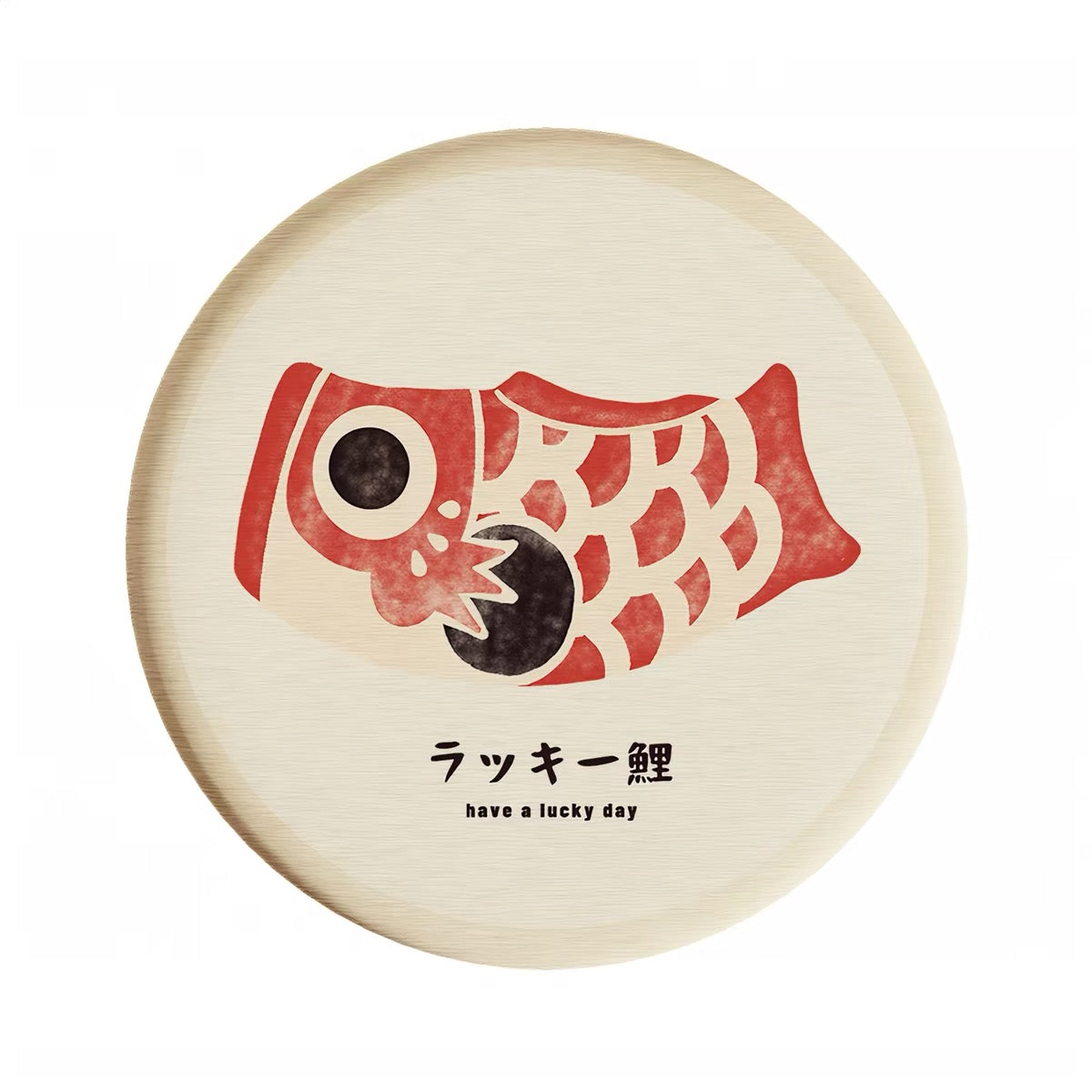 Japanese Daruma Diatom Mud Coaster – Wabi-Sabi Style Absorbent & Heat-Resistant Coaster