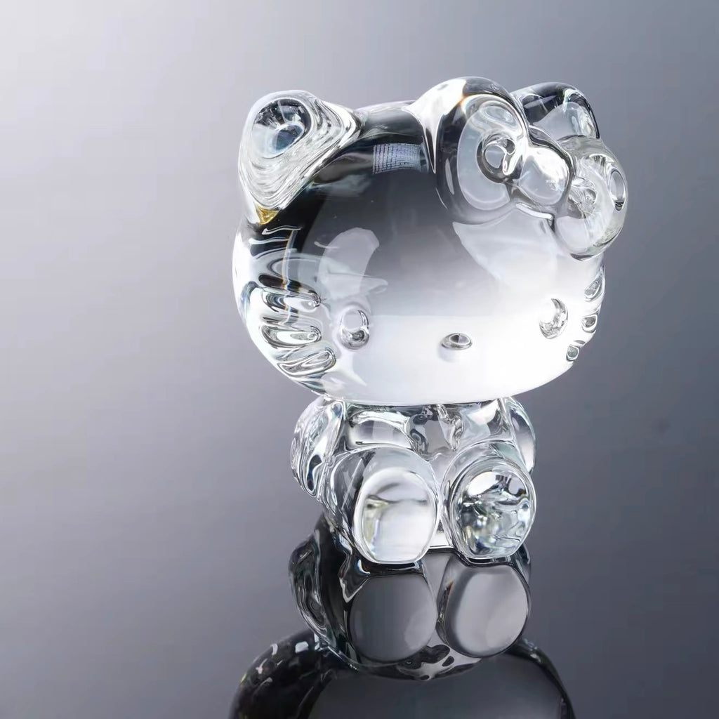 Hello Kitty High-Transparency Crystal Desk Ornament