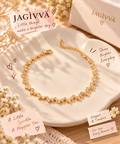 Golden Rhombus Crystal Choker Necklace