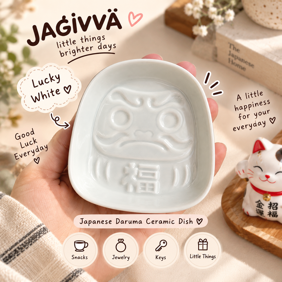 Japanese-inspired tableware / lucky home décor