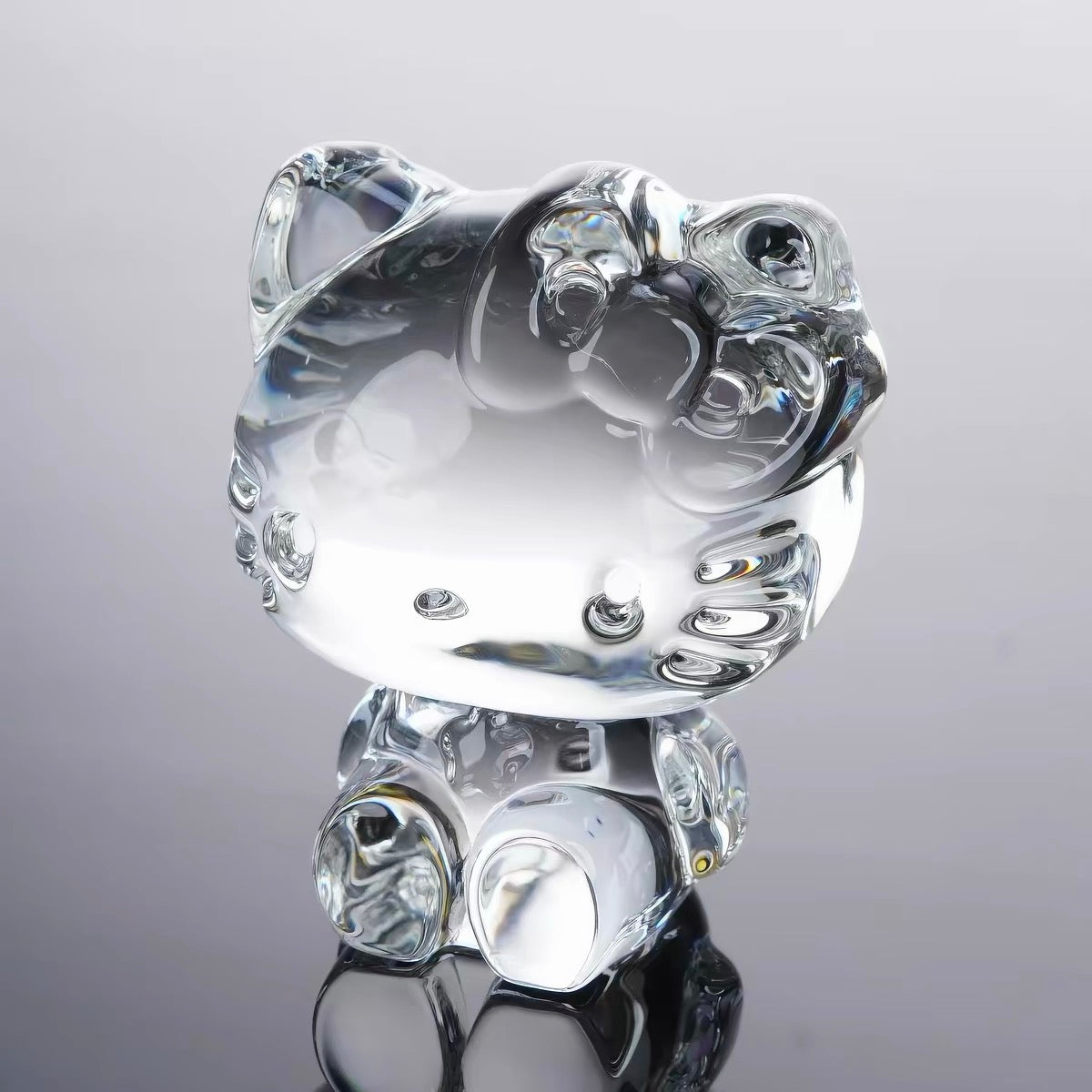 Hello Kitty High-Transparency Crystal Desk Ornament