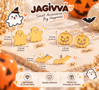 Spooky Little Friends Halloween Stud Earrings Set