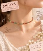 Geometric Glow Crystal Necklace