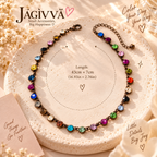 Vintage Rainbow Crystal Necklace