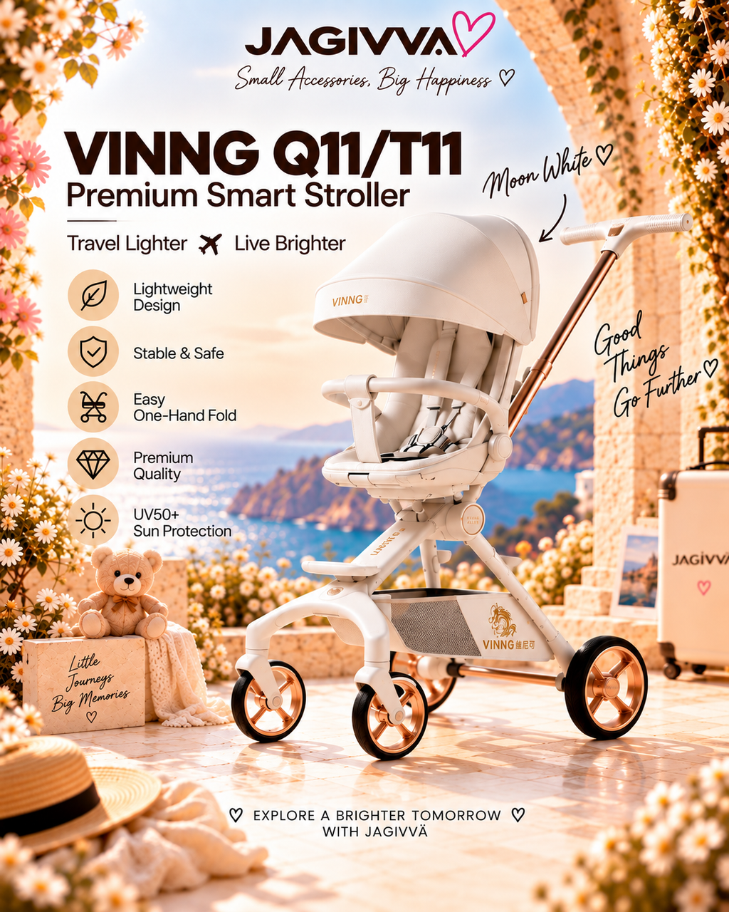 VINNG Q11 / T11 • Premium Smart Stroller