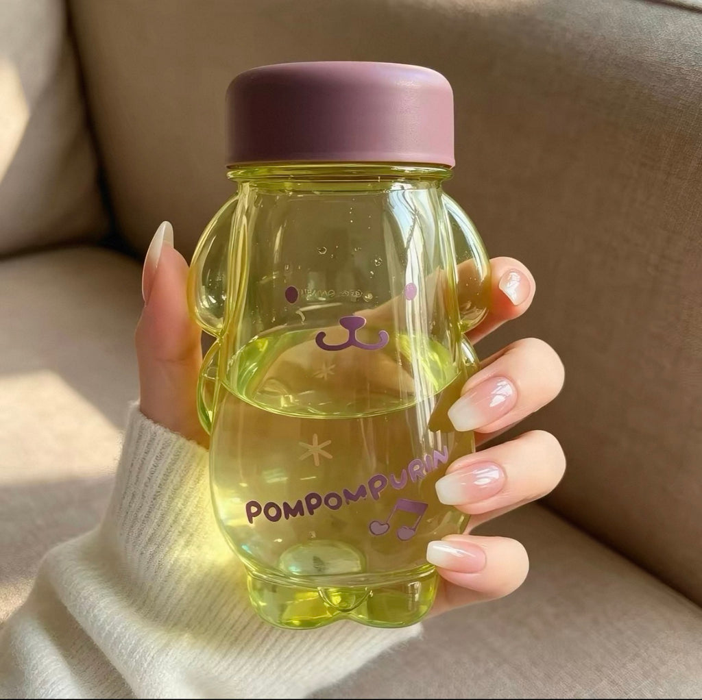 Pompompurin Cute Portable Tumbler | Kids & Girls Cold Drink Cup