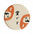 Japanese Daruma Diatom Mud Coaster – Wabi-Sabi Style Absorbent & Heat-Resistant Coaster