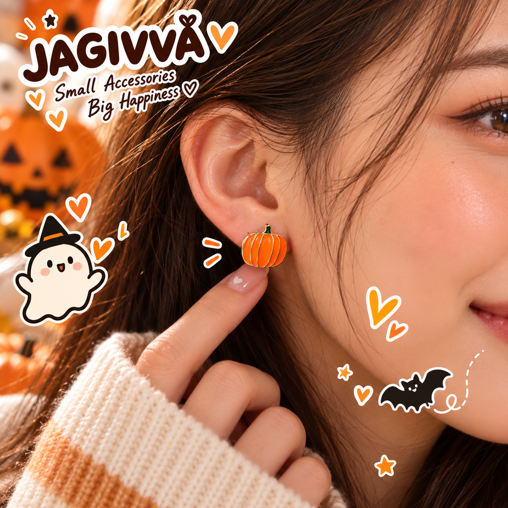Spooky Cuties Halloween Stud Earring Set 🎃👻🦇