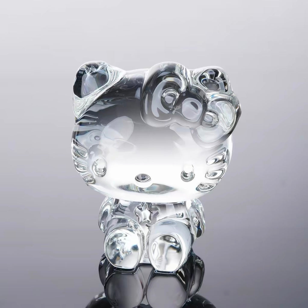 Hello Kitty High-Transparency Crystal Desk Ornament