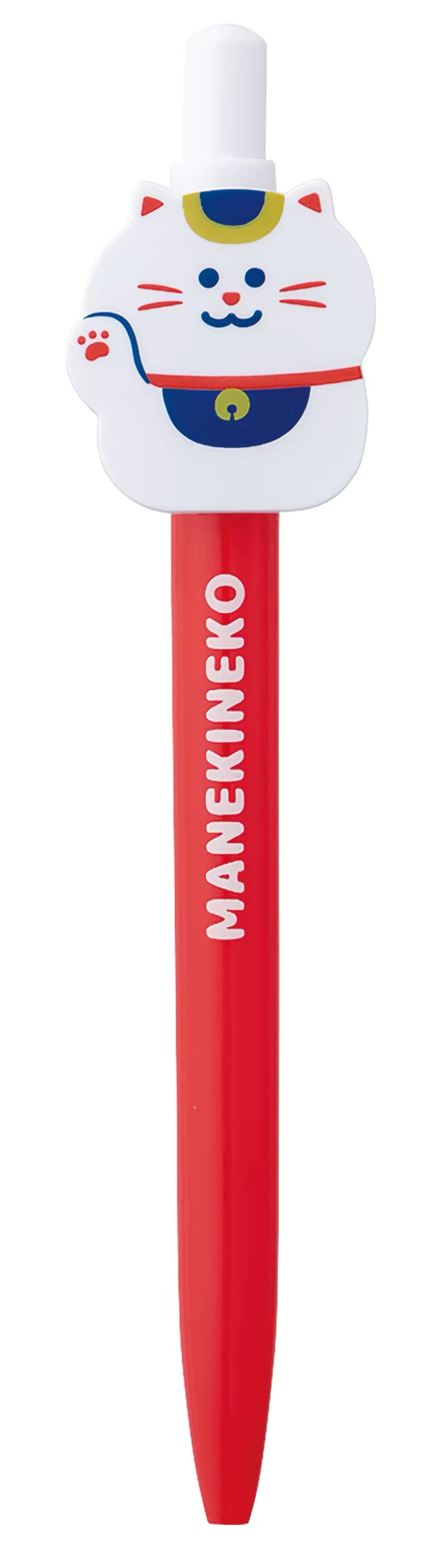 DECOLE NIPPON Japanese-Inspired Decorative Ballpoint Pen – Daruma, Lucky Cat, Shiba Inu & Mt. Fuji, 0.5mm Black Ink