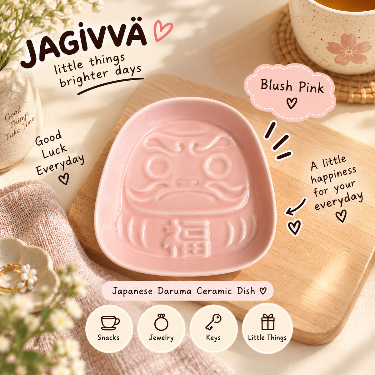 Japanese-inspired tableware / lucky home décor